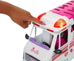 Barbie 2-in-1 Krankenwagen Spielset (mit Licht & Geräuschen) | Teddy Toys Kinderwelt