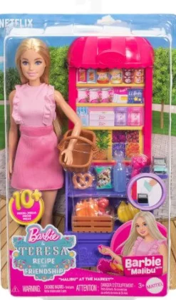 Barbie und Teresa Rezept für Freundschaft Malibu auf dem Markt Pu | Teddy Toys Kinderwelt
