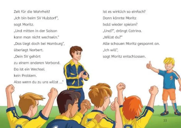 Bücherhelden 1.Kl. Teufelskicker Moritz macht das Spiel | Teddy Toys Kinderwelt