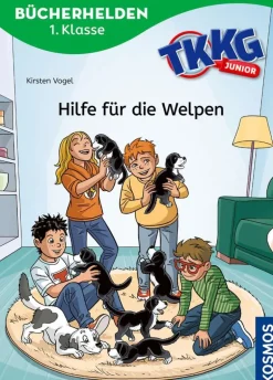 Bücherhelden 1.Kl. TKKG Junior Hilfe für die Welpen | Teddy Toys Kinderwelt