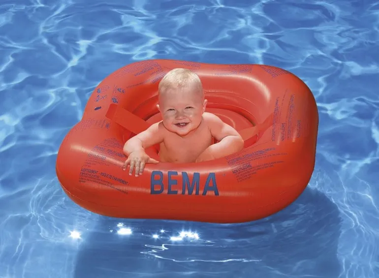 BEMA® - Baby Schwimmsitz | Aufblasbare Badeartikel | Wasserspaß | Spielzeug | Teddy Toys Kinderwelt