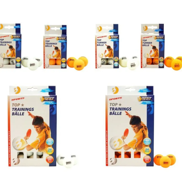 BEST Sporting - Tischtennis Trainingsbälle, 6 Stück weiß | Teddy Toys Kinderwelt