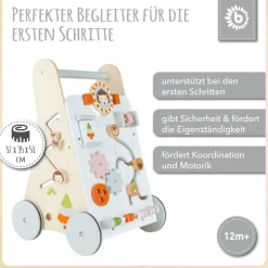 BIECO Activity - Lauflernwagen Holz | Teddy Toys Kinderwelt