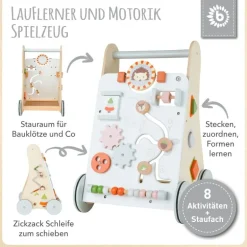 BIECO Activity - Lauflernwagen Holz | Teddy Toys Kinderwelt
