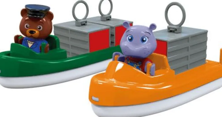 BIG AquaPlay - Container- & Transportboot | Teddy Toys Kinderwelt