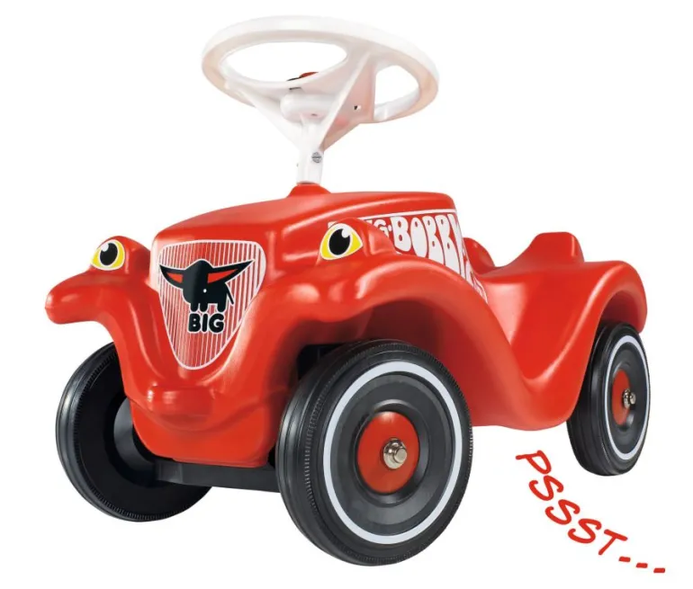 BIG Bobby Car - inklusive Flüsterräder und Schuhschoner | Bobby Cars & Rutscher | Spielzeug | Teddy Toys Kinderwelt