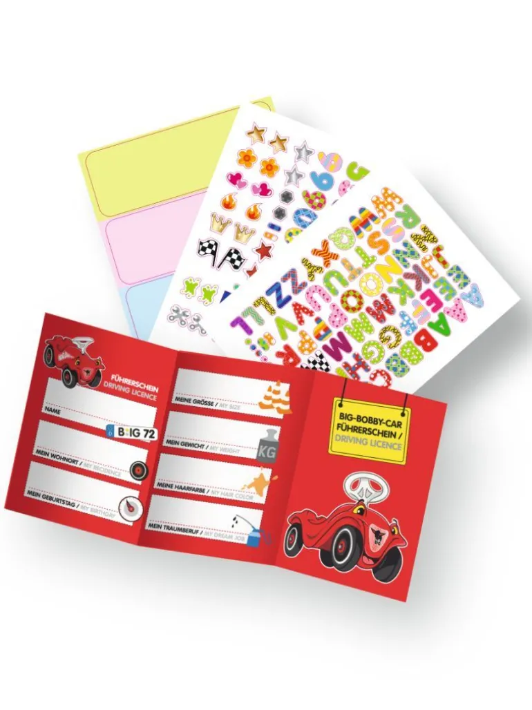 BIG Bobby Car - Mein Nummernschild | Bobby Cars & Rutscher | Spielzeug | Teddy Toys Kinderwelt