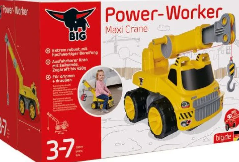 BIG Power Worker Maxi Kran | Teddy Toys Kinderwelt