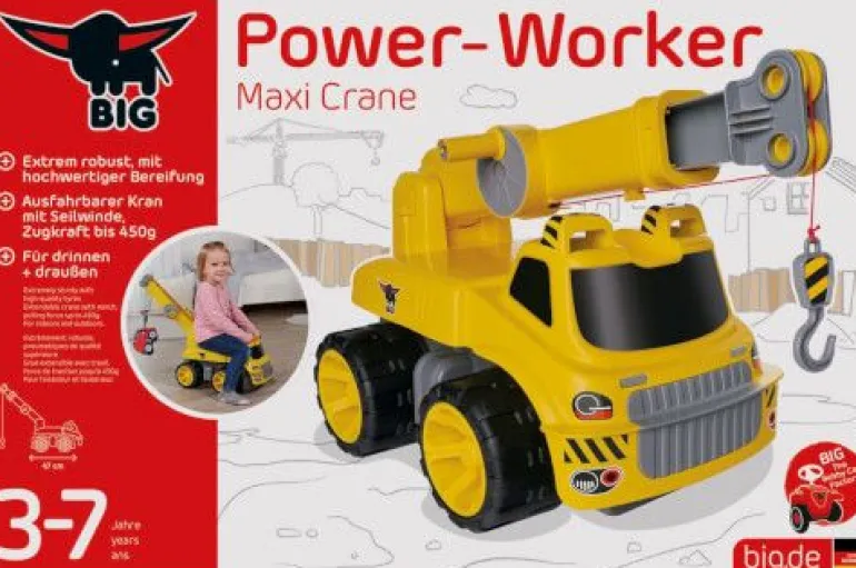 BIG Power Worker Maxi Kran | Teddy Toys Kinderwelt