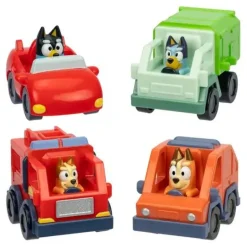 BLUEY Mini Racers, 4-fach sortiert | Teddy Toys Kinderwelt