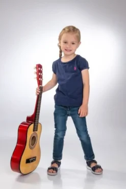 Boogie Bee Holzgitarre mit 6 Saiten, 75 cm | Teddy Toys Kinderwelt