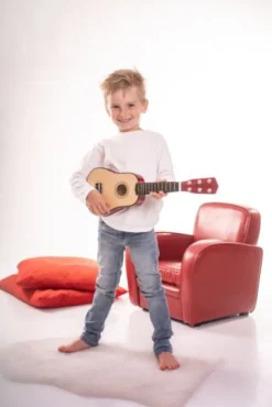 Boogie Bee Holzgitarre mit 6 Saiten, 55 cm | Teddy Toys Kinderwelt