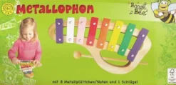 Boogie Bee Metallophon Holz mit 8 Noten | Teddy Toys Kinderwelt