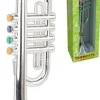 Boogie Bee Trompete silber, 4 Tasten, Länge ca. 38 cm, Kinderinst | Teddy Toys Kinderwelt