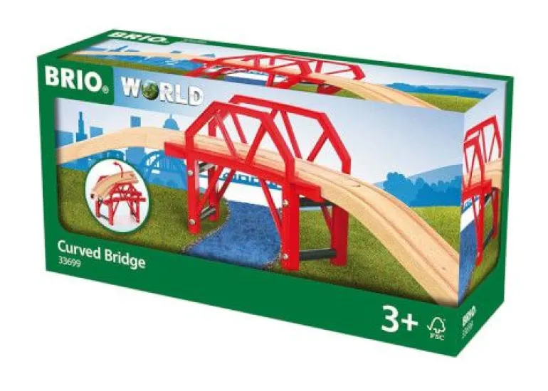 BRIO 63369900 Bahnbrücke mit Auffahrten | Teddy Toys Kinderwelt