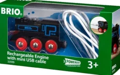 BRIO® - Schwarze Akku-Lok mit Mini-USB | Teddy Toys Kinderwelt