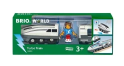 36003 BRIO Turbo-Zug - Batteriebetriebener Spielzeugzug für Kind | Teddy Toys Kinderwelt