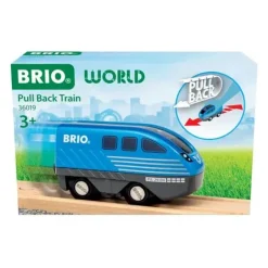 BRIO World – 36019 Lok mit Rückziehmotor | Spielzeugzug für Kinde | Teddy Toys Kinderwelt