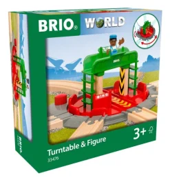BRIO® World - Lok-Drehscheibe mit Kontrollbrücke | Teddy Toys Kinderwelt