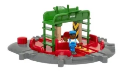 BRIO® World - Lok-Drehscheibe mit Kontrollbrücke | Teddy Toys Kinderwelt