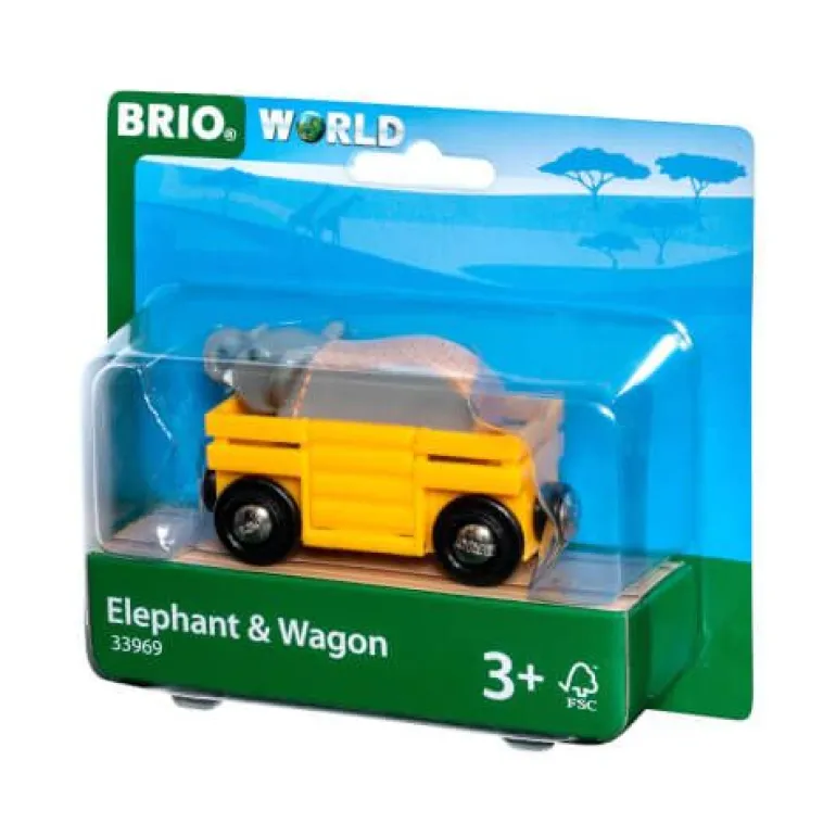 BRIO® World - Tierwaggon Elefant | Teddy Toys Kinderwelt
