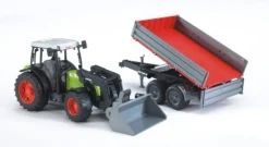 Bruder - Claas Nectis 267F mit Frontlader & Bordwandanh?nger | Teddy Toys Kinderwelt