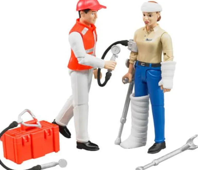 Bruder 62710 Figurenset Rettungsdienst, ab 4 Jahren, Maße: 22,9 x | Teddy Toys Kinderwelt