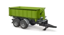 Bruder 02035 Hakenlift-Anhänger für Traktoren | Teddy Toys Kinderwelt