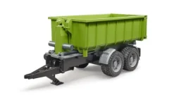 Bruder 02035 Hakenlift-Anhänger für Traktoren | Teddy Toys Kinderwelt