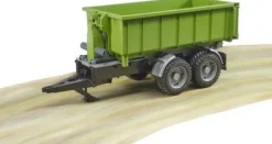 Bruder 02035 Hakenlift-Anhänger für Traktoren | Teddy Toys Kinderwelt