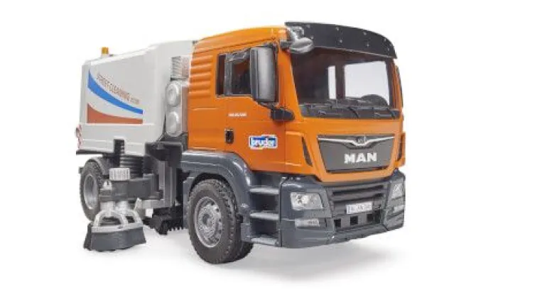Bruder 03780 MAN TGS LKW Straßenreinigung | Teddy Toys Kinderwelt