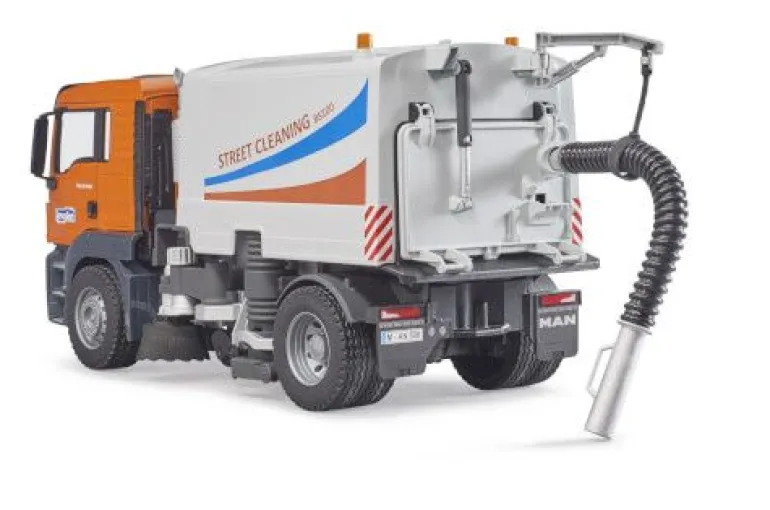 Bruder 03780 MAN TGS LKW Straßenreinigung | Teddy Toys Kinderwelt