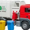 Bruder 03761 MAN TGS Seitenlader Müll-LKW | Teddy Toys Kinderwelt