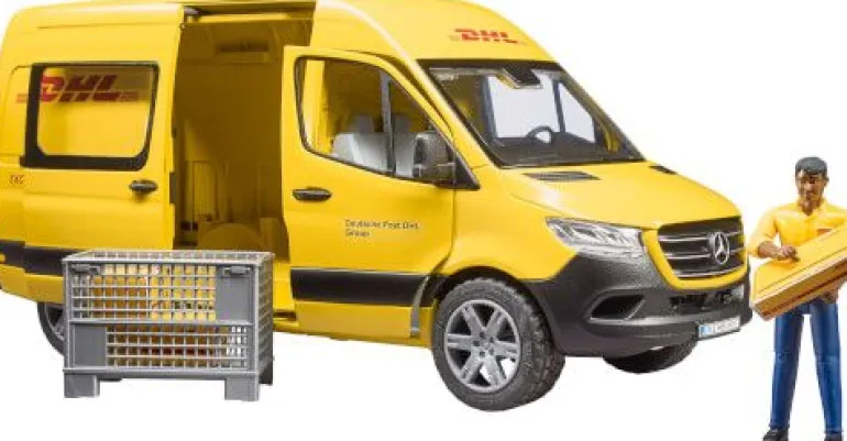 Bruder - MB Sprinter DHL mit Fahrer | Teddy Toys Kinderwelt
