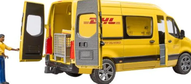 Bruder - MB Sprinter DHL mit Fahrer | Teddy Toys Kinderwelt