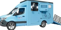 Bruder - MB Sprinter Tiertransporter mit 1 Pferd | Teddy Toys Kinderwelt