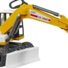 Bruder 03413 Mobilbagger (gelb/weiß) | Teddy Toys Kinderwelt