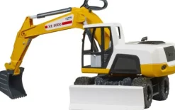 Bruder 03413 Mobilbagger (gelb/weiß) | Teddy Toys Kinderwelt