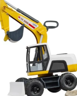 Bruder 03413 Mobilbagger (gelb/weiß) | Teddy Toys Kinderwelt