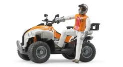 Bruder - Quad mit Fahrer | Teddy Toys Kinderwelt