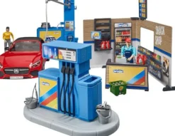 Bruder bworld - Tankstelle mit Waschplatz | Teddy Toys Kinderwelt