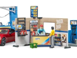 Bruder bworld - Tankstelle mit Waschplatz | Teddy Toys Kinderwelt