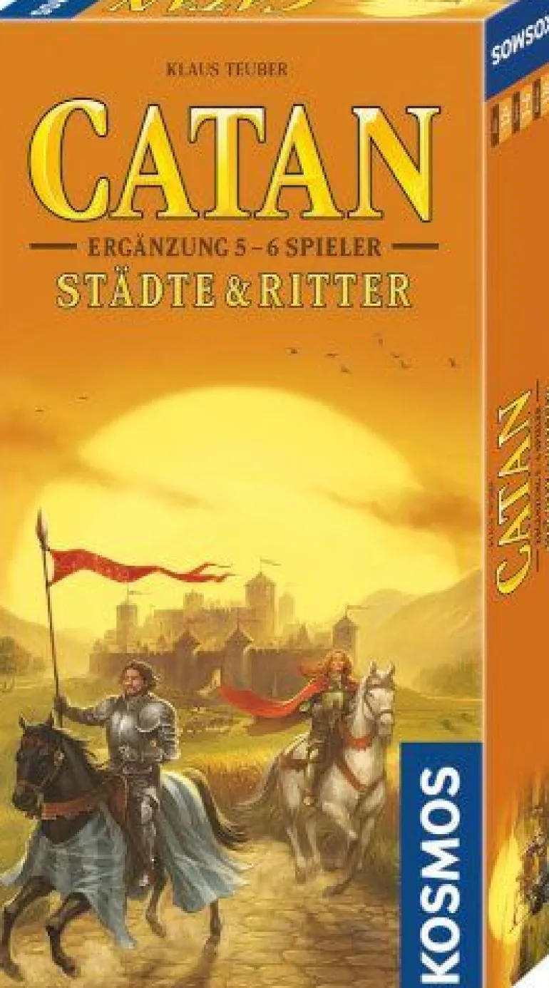 CATAN - Ergänzung 5-6 Spieler - Städte & Ritter | Teddy Toys Kinderwelt