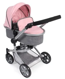 Chic 2000 - Kombi Puppenwagen Mika, Melange grau | Teddy Toys Kinderwelt