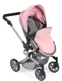 Chic 2000 - Kombi Puppenwagen Mika, Melange grau | Teddy Toys Kinderwelt