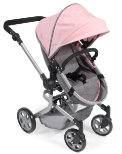 Chic 2000 - Kombi Puppenwagen Mika, Melange grau | Teddy Toys Kinderwelt