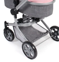 Chic 2000 - Kombi Puppenwagen Mika, Melange grau | Teddy Toys Kinderwelt