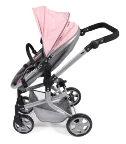 Chic 2000 - Kombi Puppenwagen Mika, Melange grau | Teddy Toys Kinderwelt