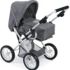 Chic 2000 - Kombi-Puppenwagen Leni grau Herz | Puppenwagen & Buggys | Puppen & Zubehör | Spielzeug | Teddy Toys Kinderwelt