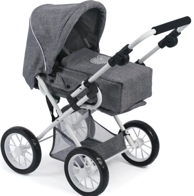 Chic 2000 - Kombi-Puppenwagen Leni grau Herz | Puppenwagen & Buggys | Puppen & Zubehör | Spielzeug | Teddy Toys Kinderwelt